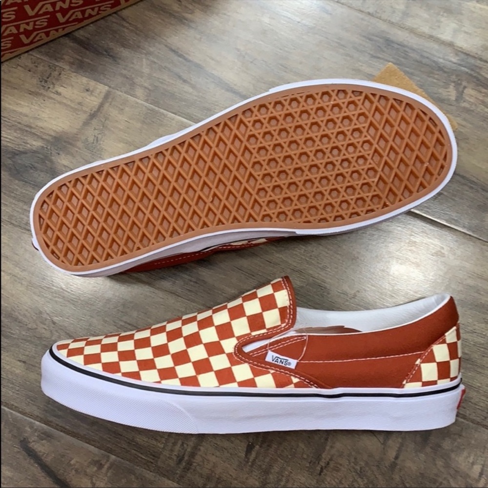 VANS CLASSIC SLIP-ON Checkerboard PicntTrWht men’s - Picture 4 of 16